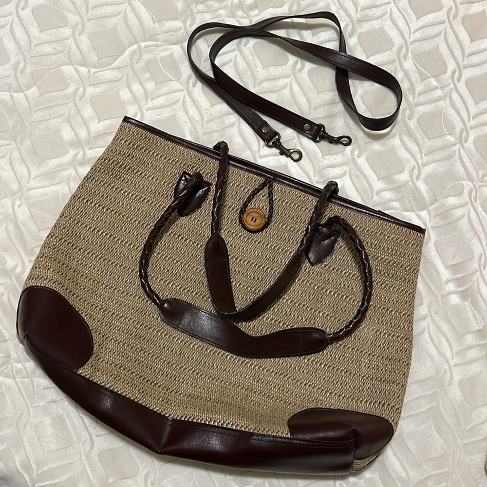 Woven Shoulder Bag/Beach Bag